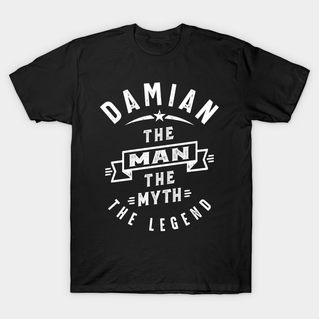 Damian Personalized Name Birthday Gift T-Shirt by cidolopez